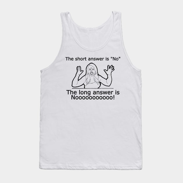 The Answer Tank Top by Fun Tyme Designs